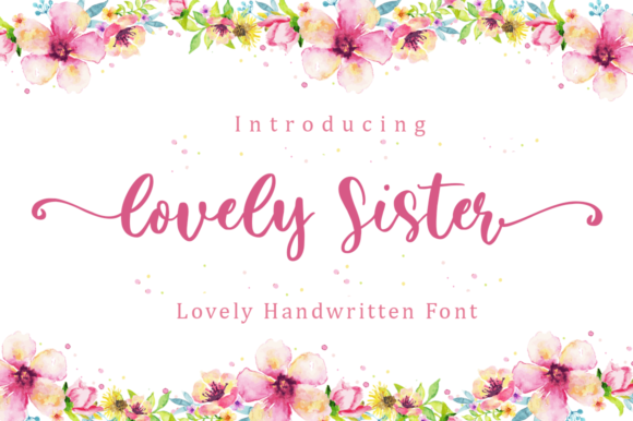 Bringing Lovely Sister Font to Life in Handmade Shops