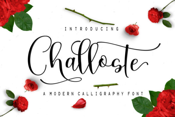 Challoste: A Charming Script Font for Editorial Design