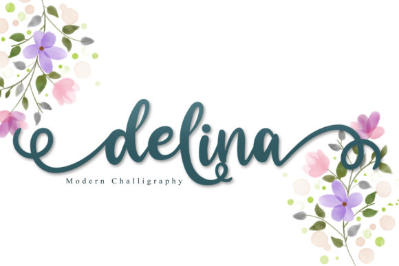 Delina Font Review: A Flowing Script for Elegant Brand Identity