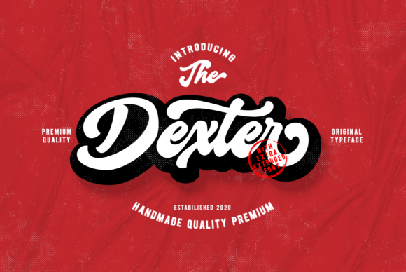 Dexter: A Vintage Script Font for Authentic Branding