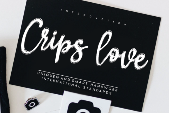 Elevate Your Brand with the Crips Love Typeface