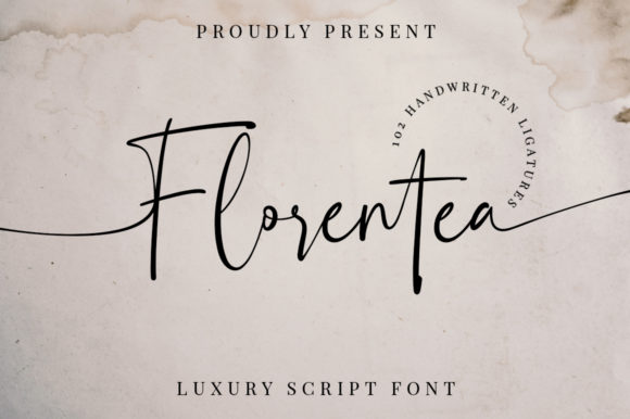 Florentea: The Charming Script Font for Handmade Brands