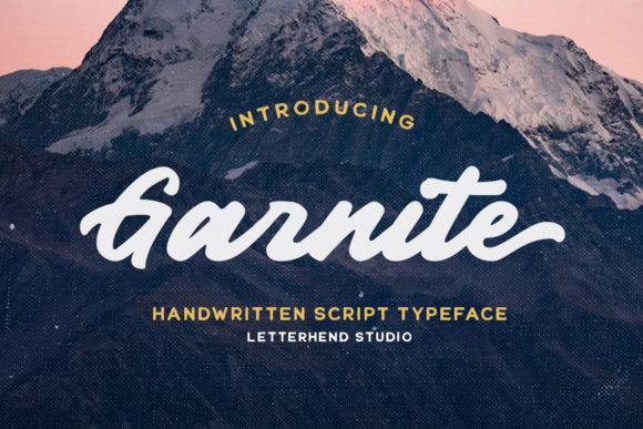 Garnite: The Elegant Script Font for Small Business Branding