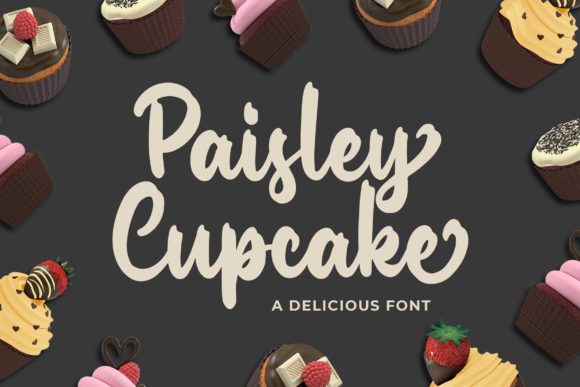 Paisley Cupkace: A Quirky Handwritten Font for Makers
