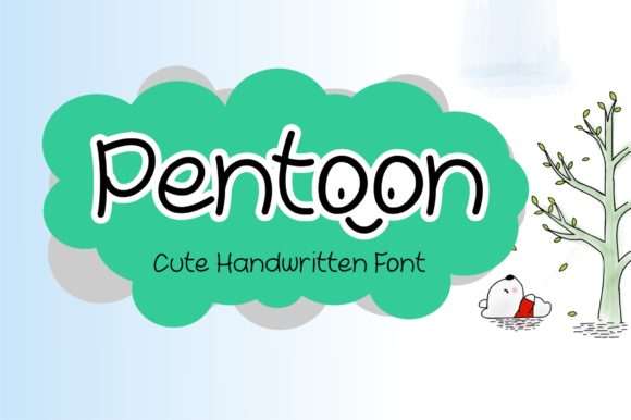 Pentoon: A Friendly Handwritten Font for Modern Web Design