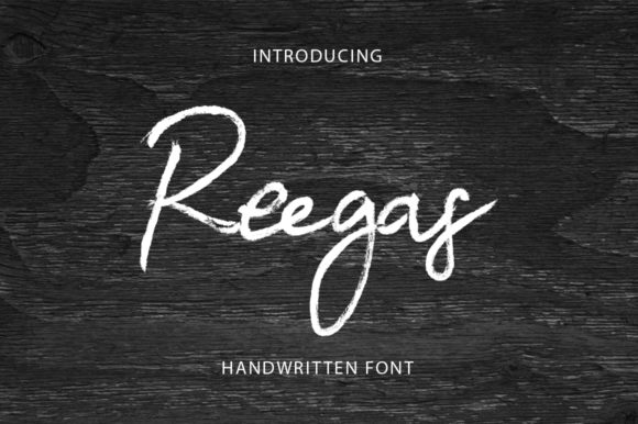 Reegas: A Modern Handwritten Typeface for Editorial Design