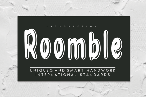 Roomble: A Handwritten Font That Elevates Small Business Branding