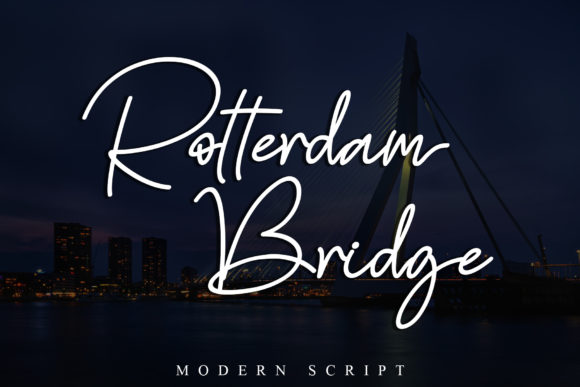 Rotterdam Bridge Font: Elevate Your Handmade Products