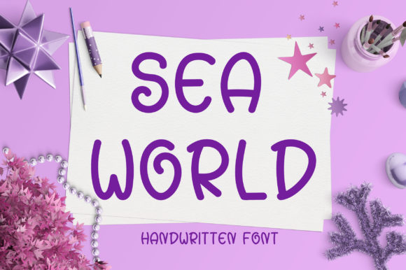 Sea World Font: A Handwritten Typeface for Authentic Brands