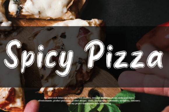 Spicy Pizza Font: A Fresh Typeface for Your Brand