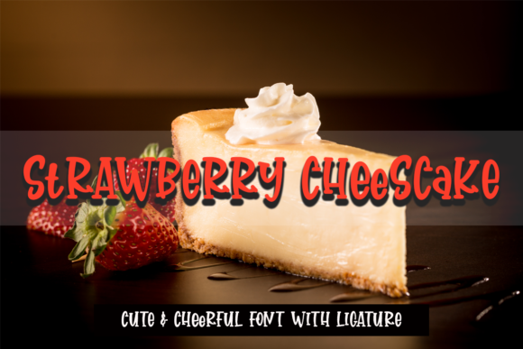 Strawberry Cheesecake: The Perfect Handwritten Font for Crafters