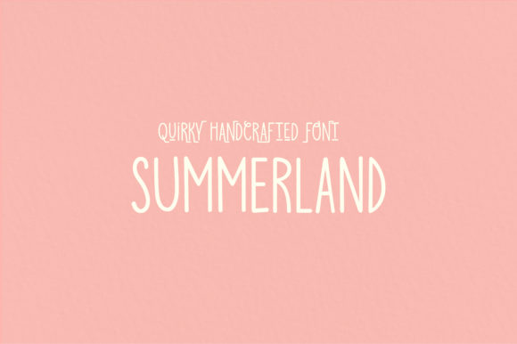 Summerland Font: A Handwritten Typeface for Small Business Branding
