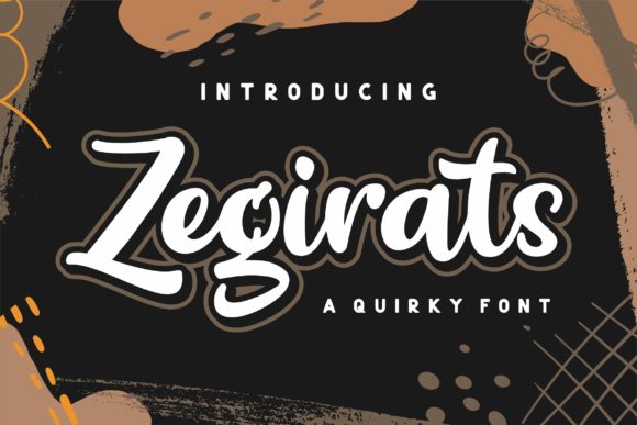 Zegirats: A Modern Handwritten Font for Web Design